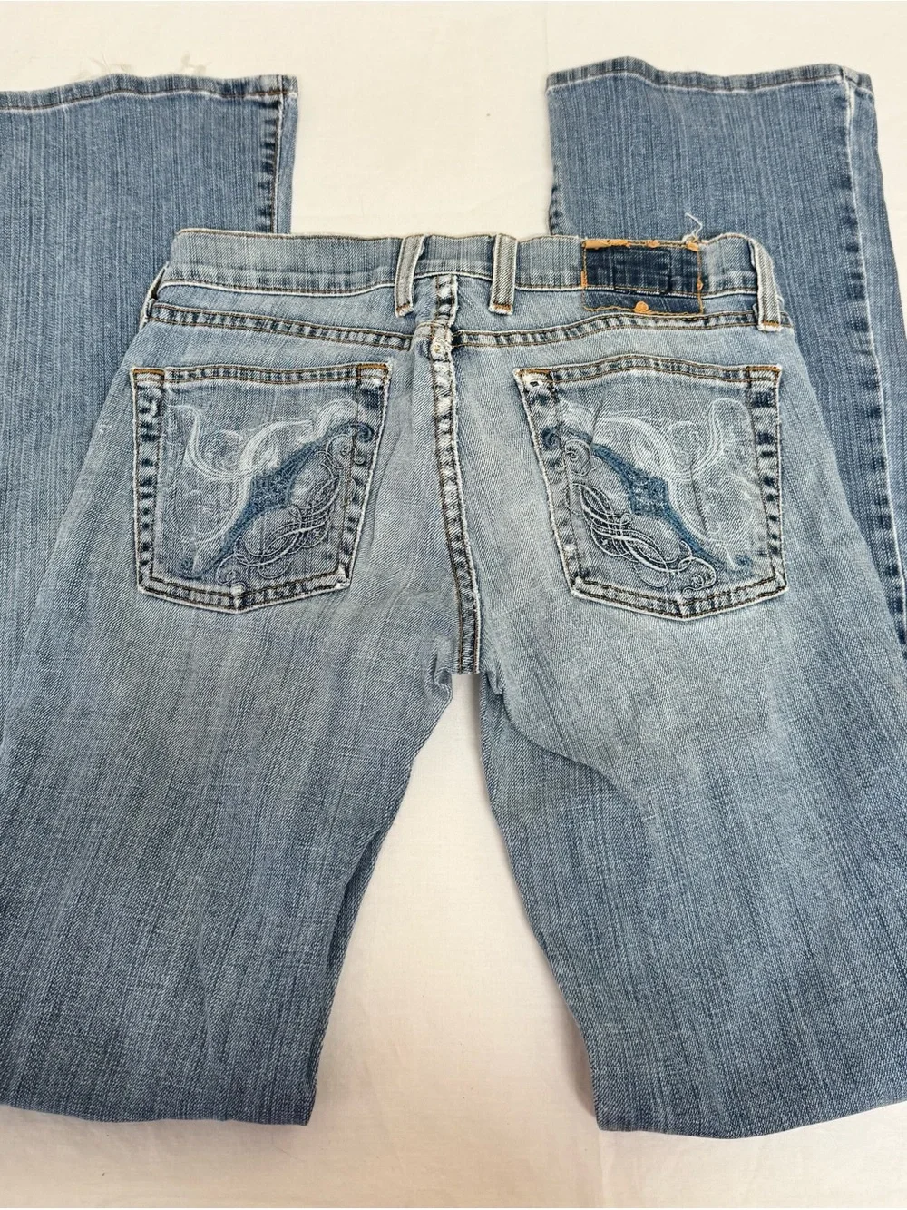 Lucky Brand Women's Light Blue Wide Leg Jeans - Picture 6 of 8